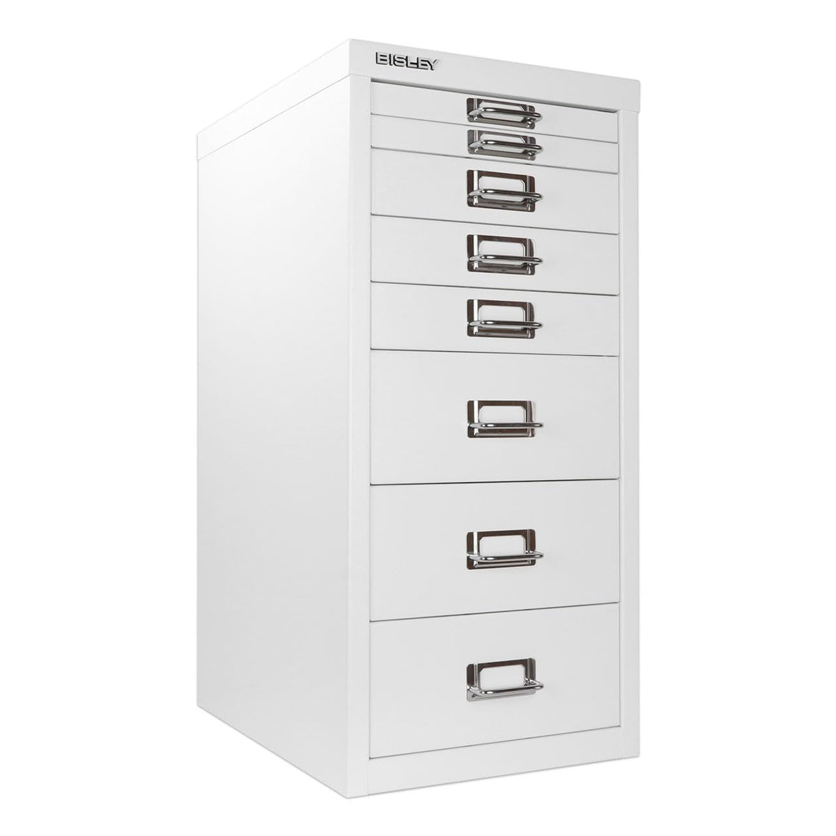 Bisley 3-Drawer Steel MultiDrawer Cabinet - Doulton Blue
