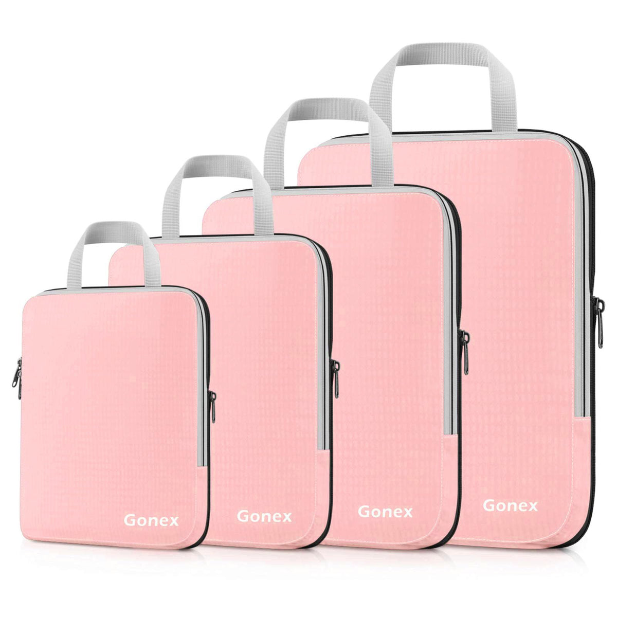 Gonex 10-Piece Compression Packing Cubes with Travel Organizer Set