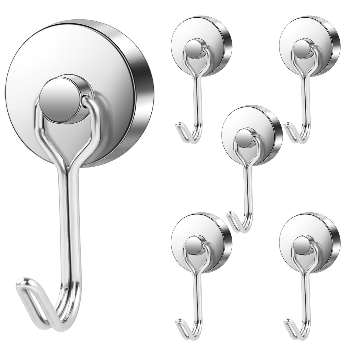 LOVIMAG Magnetic Hooks Magnet Hook for Cruise Cabins Fridge 30LBS 6Pack