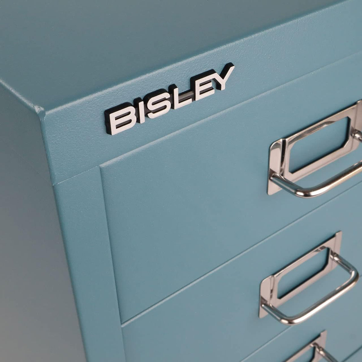 Bisley 3-Drawer Steel MultiDrawer Cabinet - Doulton Blue