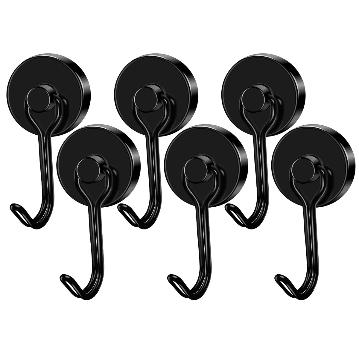 LOVIMAG Magnetic Hooks Magnet Hook for Cruise Cabins Fridge 30LBS 6Pack
