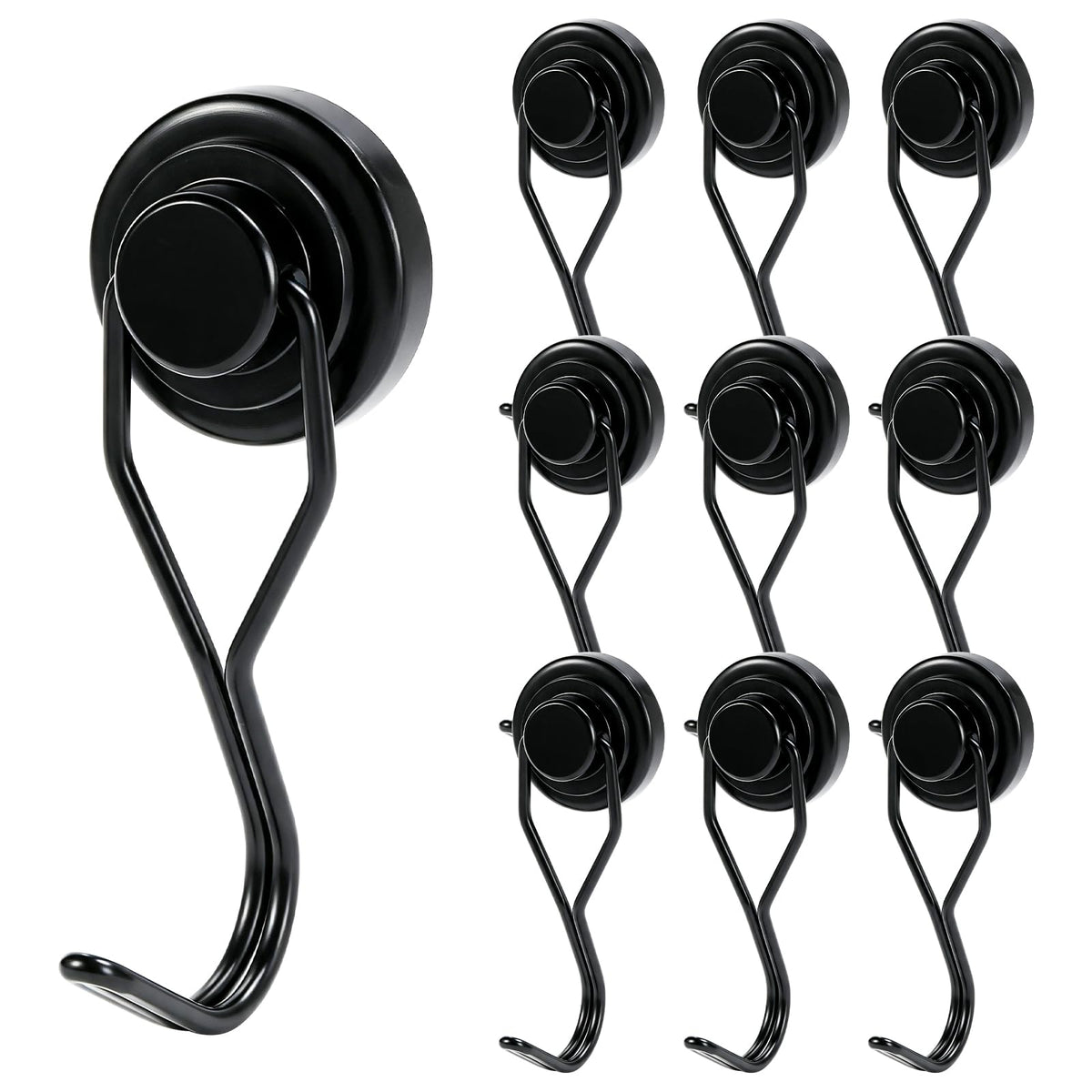 LOVIMAG Magnetic Hooks Magnet Hook for Cruise Cabins Fridge 30LBS 6Pack