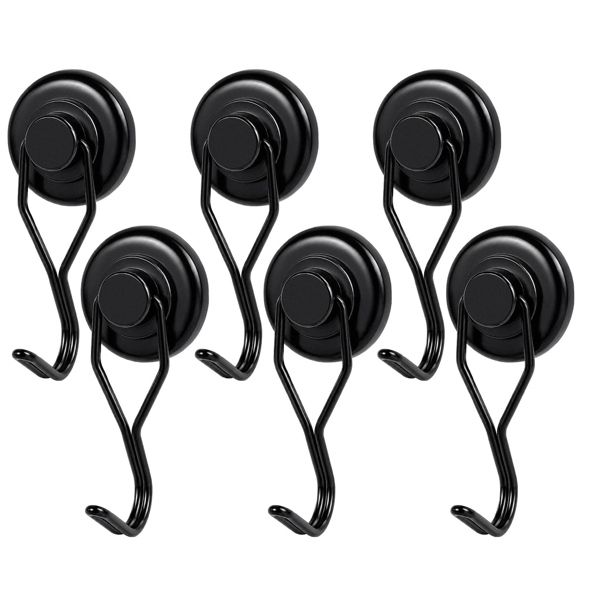 LOVIMAG Magnetic Hooks Magnet Hook for Cruise Cabins Fridge 30LBS 6Pack