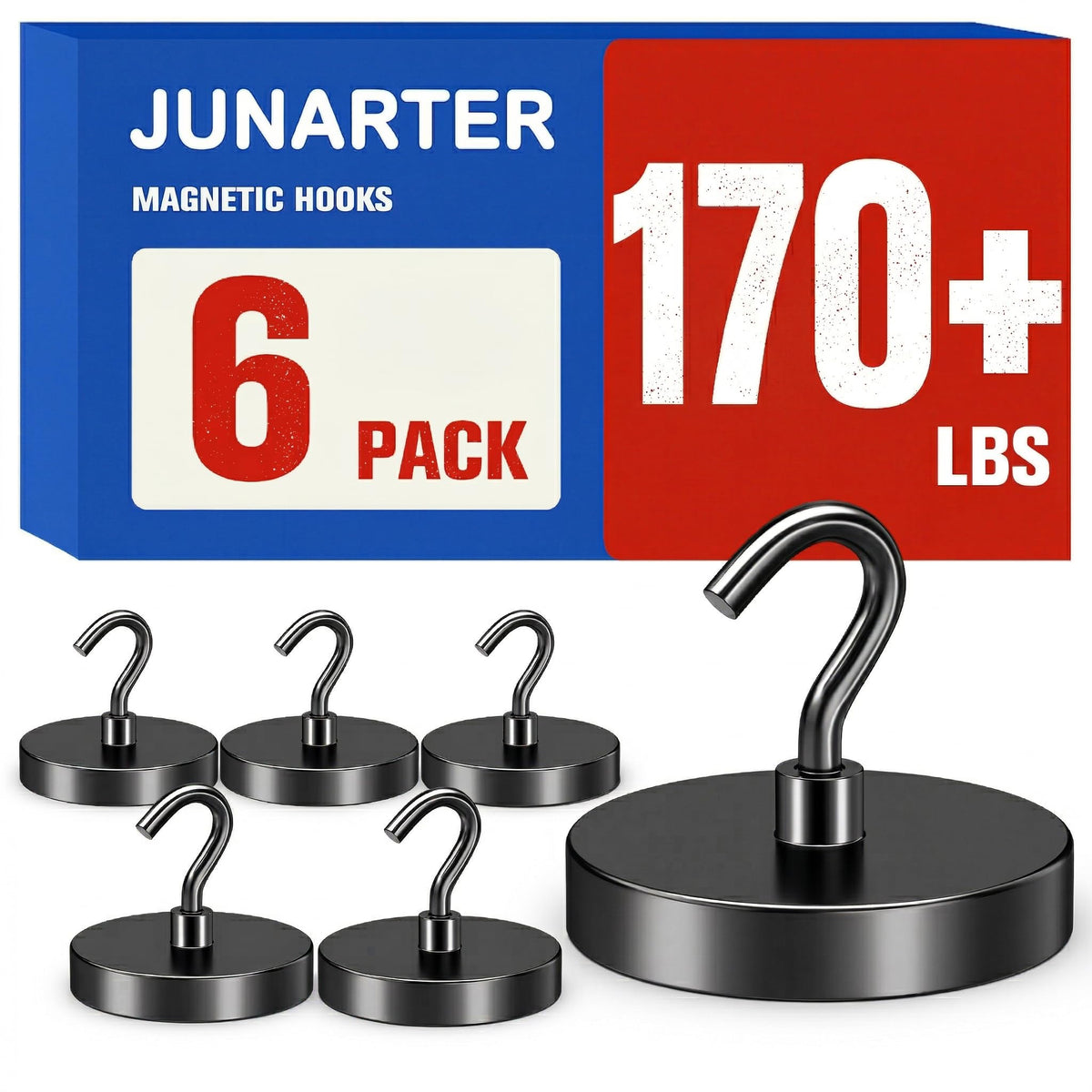 100 Pack Magnetic Hooks, 25lbs Magnet Hooks for Cruise Cabins