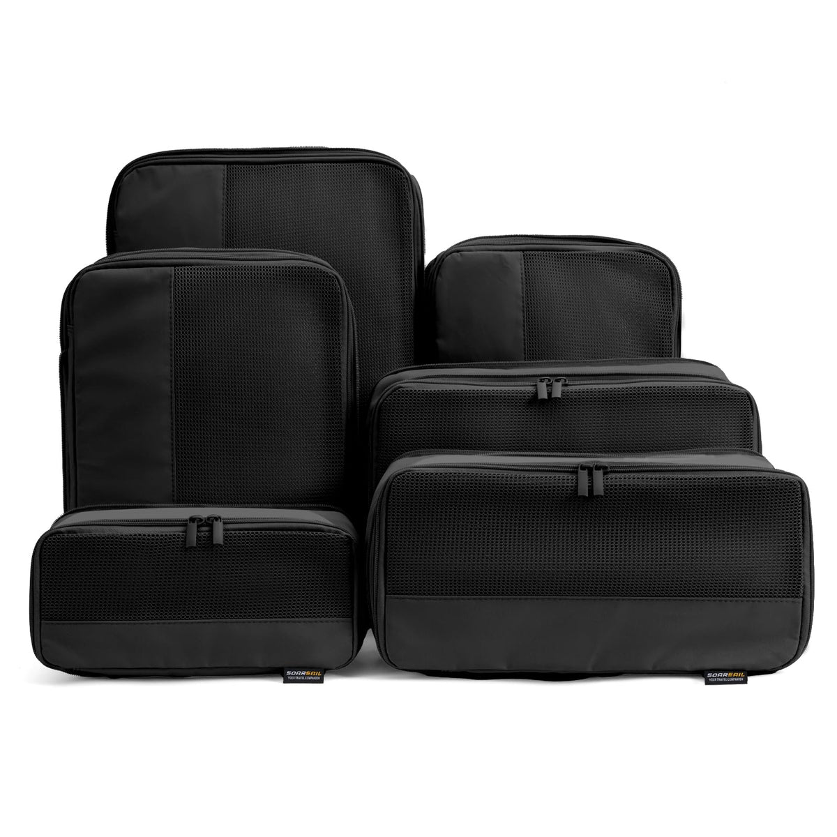 4 Piece Compression Packing Cubes for 3–7 Day Travel, Light Green
