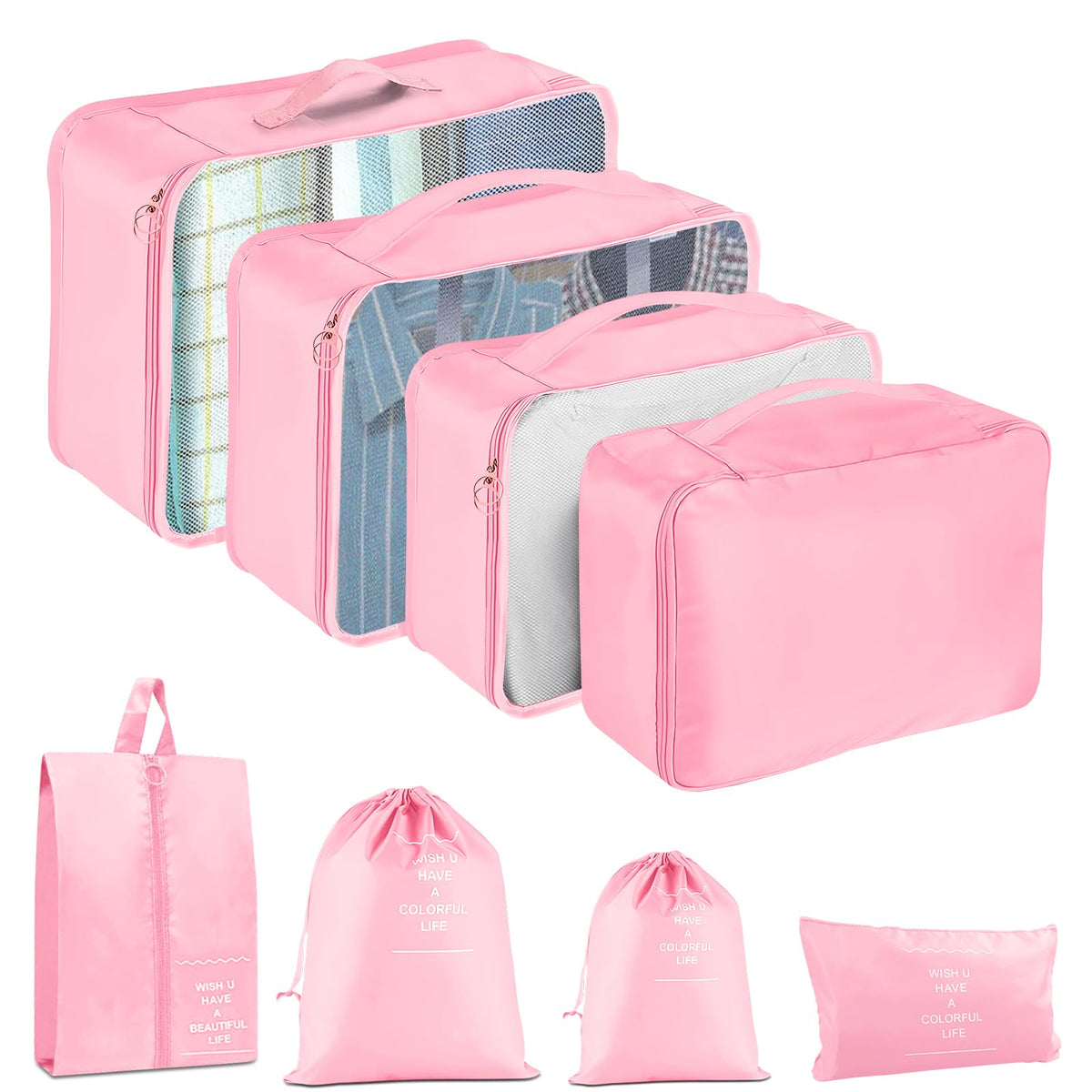 Packing Cubes for Travel 10 Set Luggage Organizer Bags