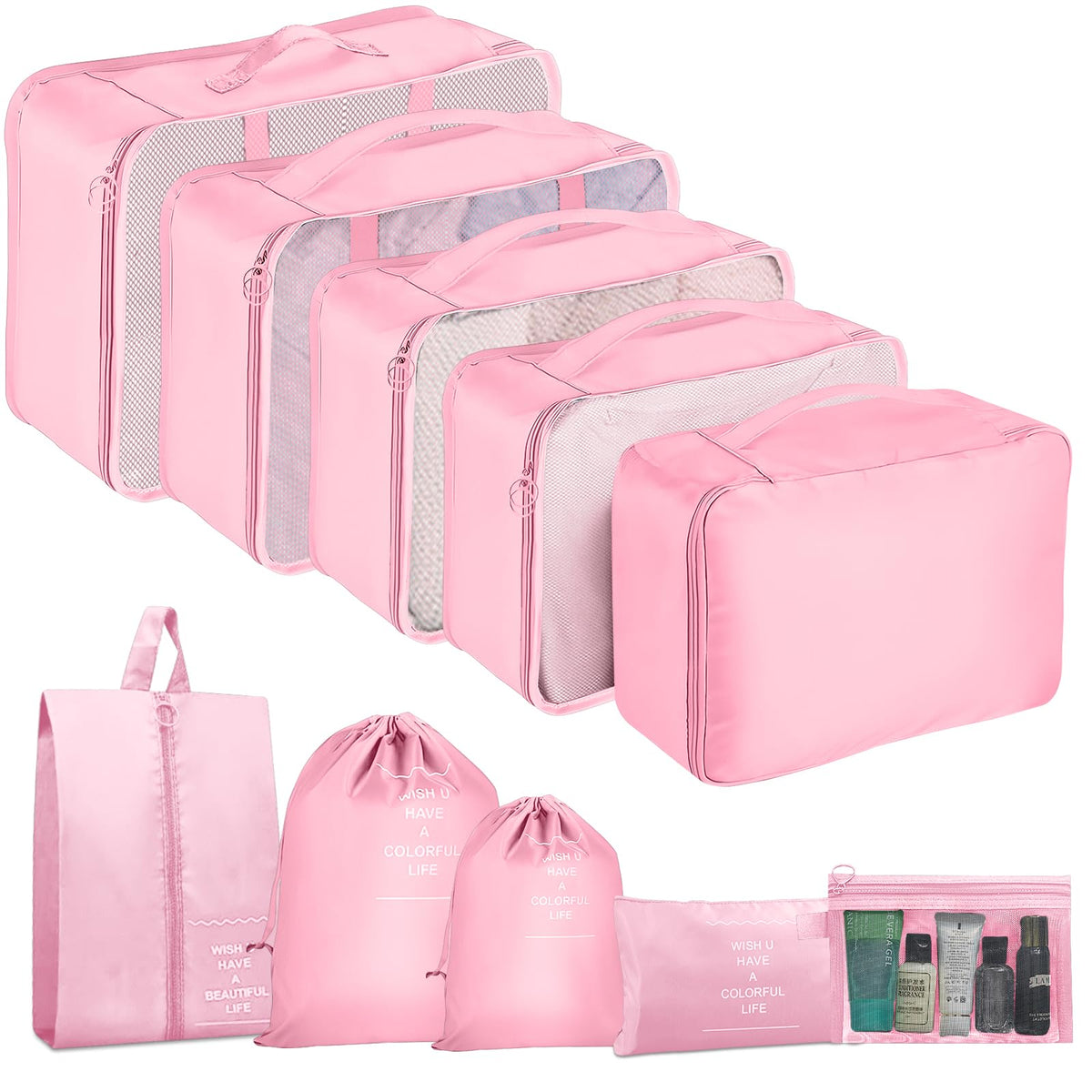 Packing Cubes for Travel 10 Set Luggage Organizer Bags