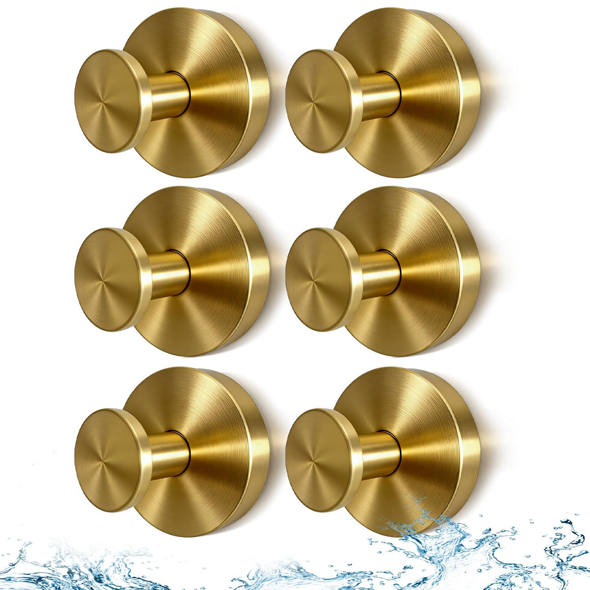 Suction Cup Hooks for Shower, Heavy Duty Stainless Steel, Silver 2 Pack