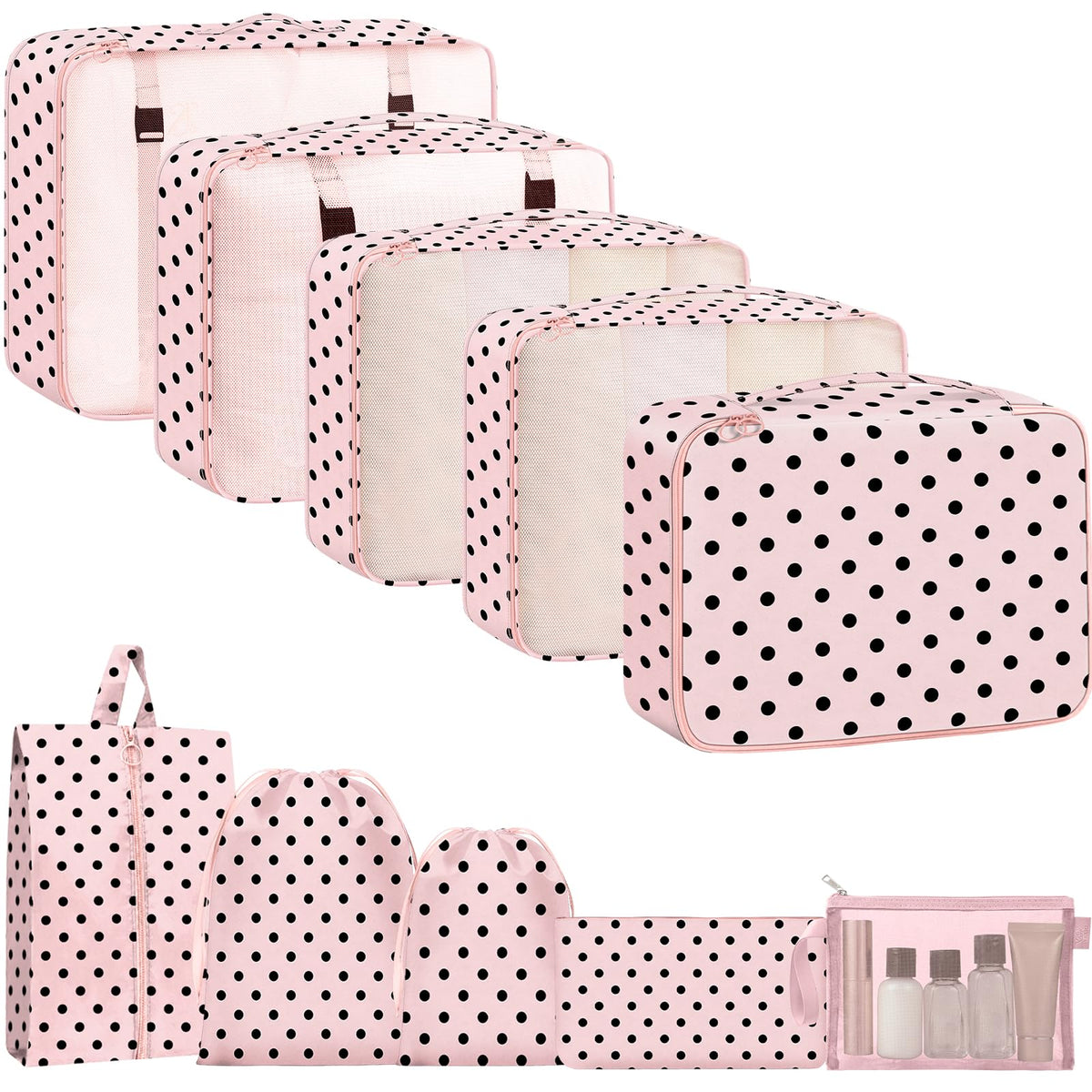 Packing Cubes for Travel 10 Set Luggage Organizer Bags