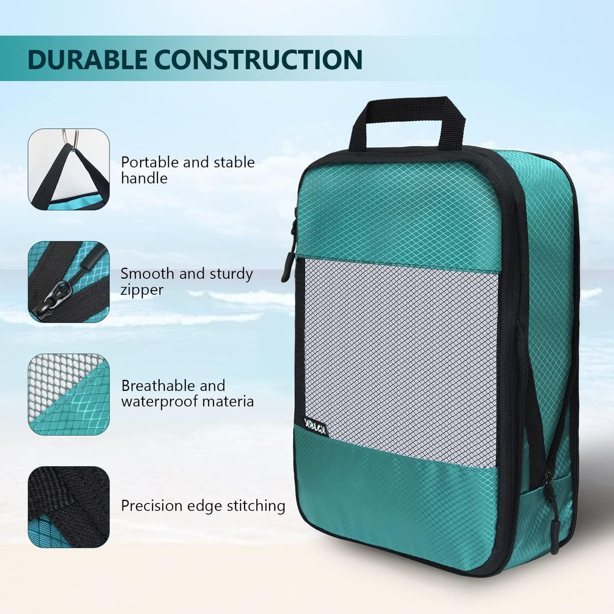 Compression Packing Cubes, Travel Organizer Bags, Compact Design for Efficient Packing