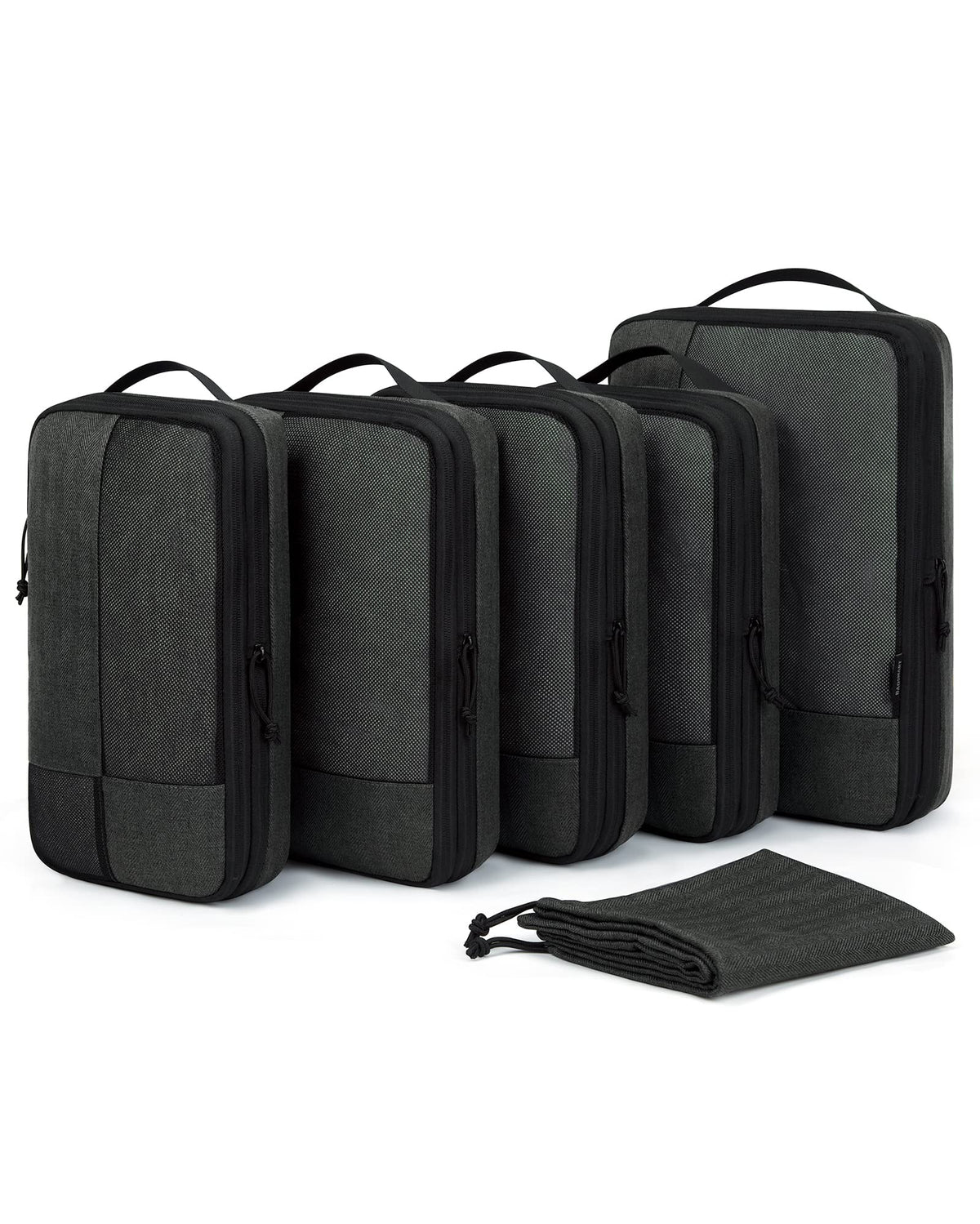 BAGSMART Compression Packing Cubes for Travel, 6 Set Luggage Organizer Bags