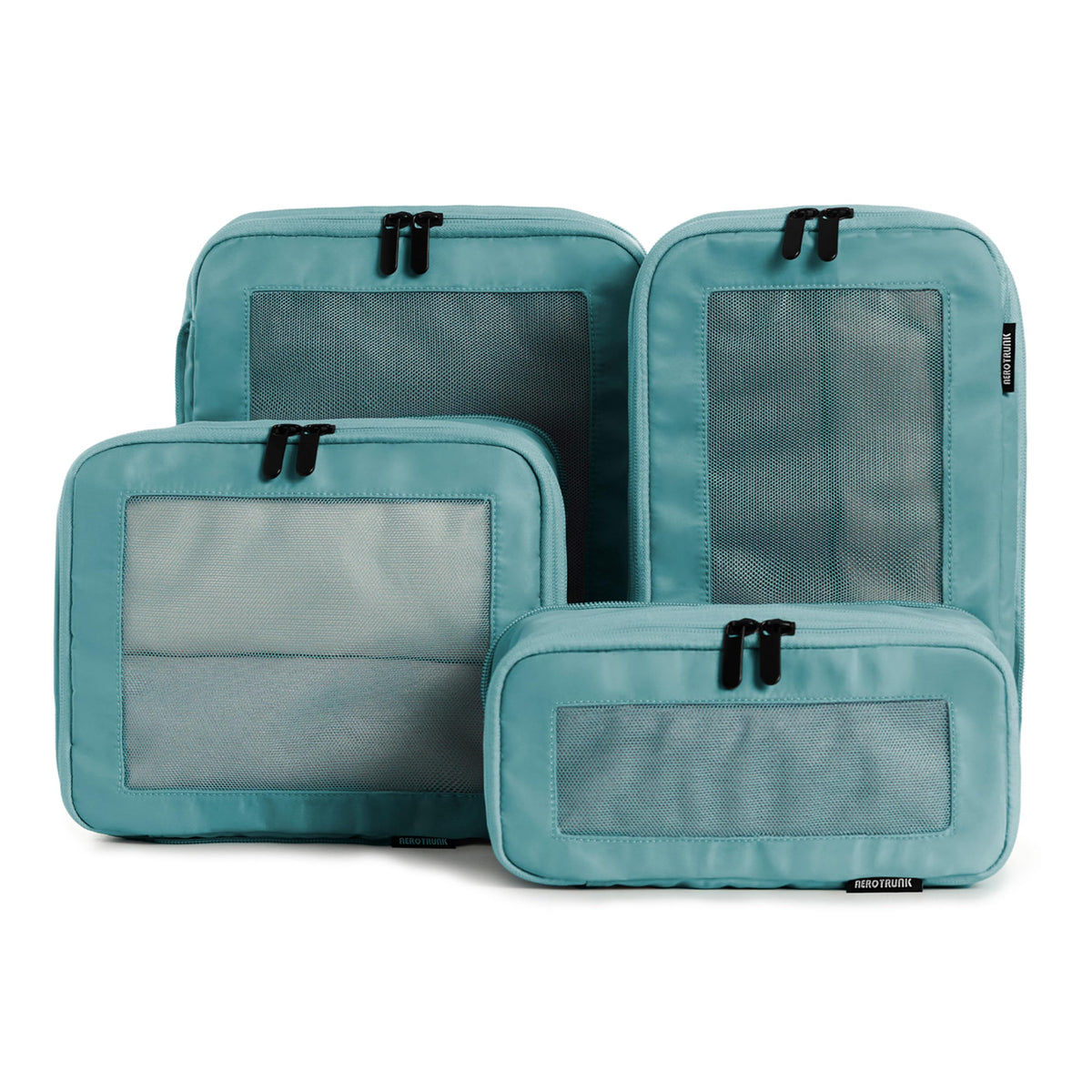Aerotrunk Compression Packing Cubes for Travel, 6-Pack, Beige