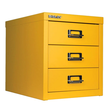 Bisley 3-Drawer Steel MultiDrawer Cabinet - Doulton Blue
