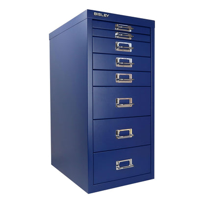 Bisley 3-Drawer Steel MultiDrawer Cabinet - Doulton Blue