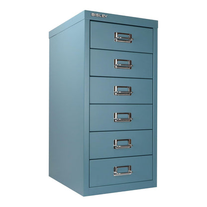 Bisley 3-Drawer Steel MultiDrawer Cabinet - Doulton Blue