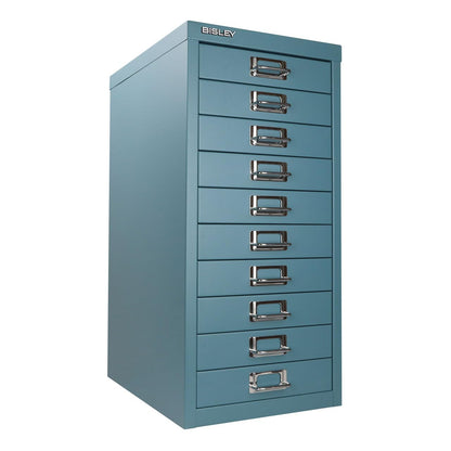 Bisley 3-Drawer Steel MultiDrawer Cabinet - Doulton Blue