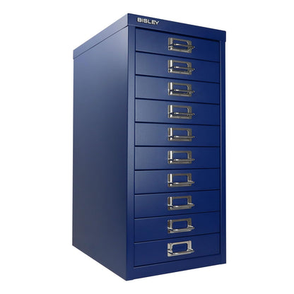 Bisley 3-Drawer Steel MultiDrawer Cabinet - Doulton Blue
