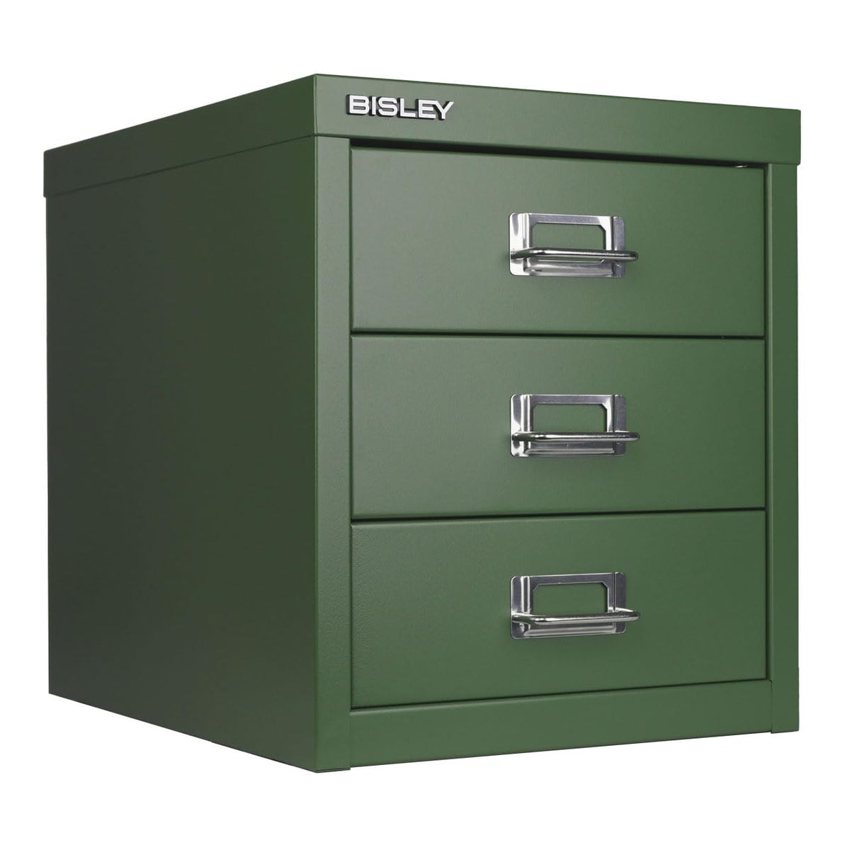 Bisley 3-Drawer Steel MultiDrawer Cabinet - Doulton Blue