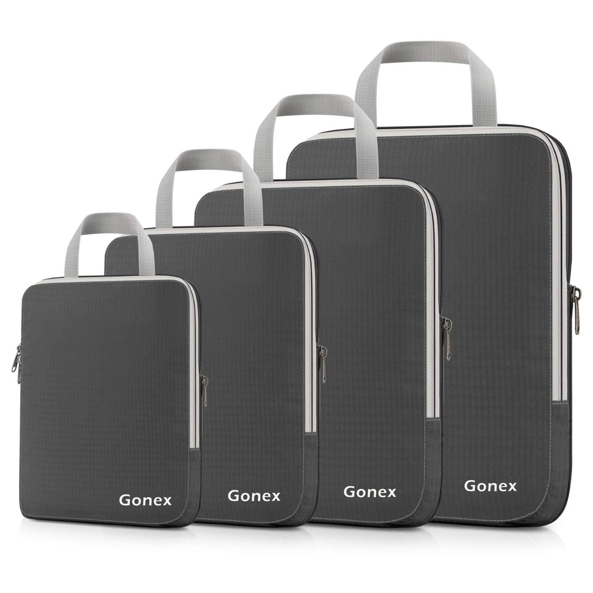 Gonex 10-Piece Compression Packing Cubes with Travel Organizer Set