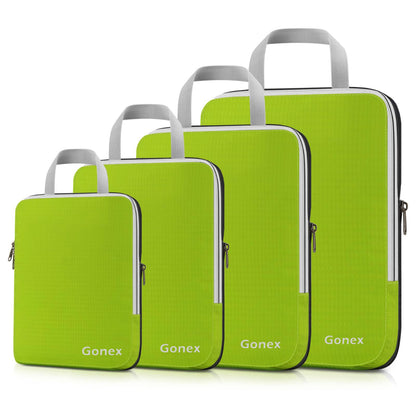 Gonex 10-Piece Compression Packing Cubes with Travel Organizer Set
