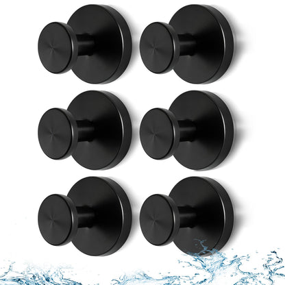 Suction Cup Hooks for Shower, Heavy Duty Stainless Steel, Silver 2 Pack