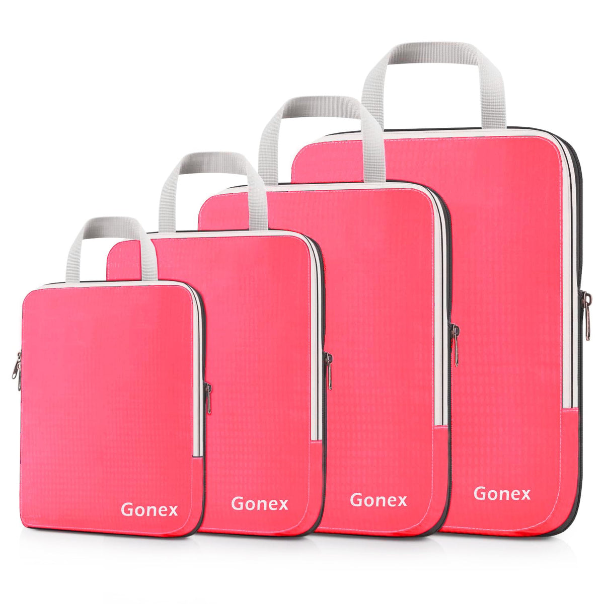 Gonex 10-Piece Compression Packing Cubes with Travel Organizer Set