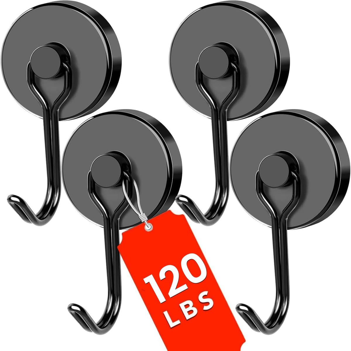 DIYMAG Magnetic Hooks,120LBS Heavy Duty 8 Pack 2026 Cruise Ship Essentials