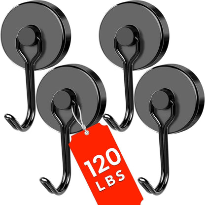 DIYMAG Magnetic Hooks,120LBS Heavy Duty 8 Pack 2026 Cruise Ship Essentials