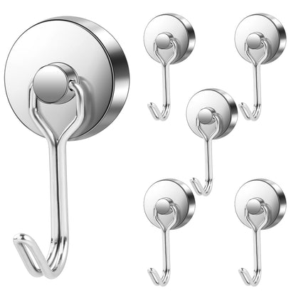 LOVIMAG Magnetic Hooks Magnet Hook for Cruise Cabins Fridge 30LBS 6Pack