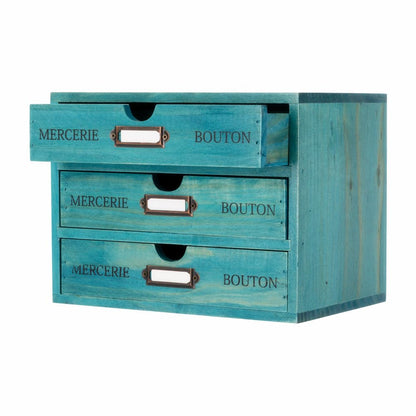 Small Wooden Drawers Wooden Box with Drawer Black