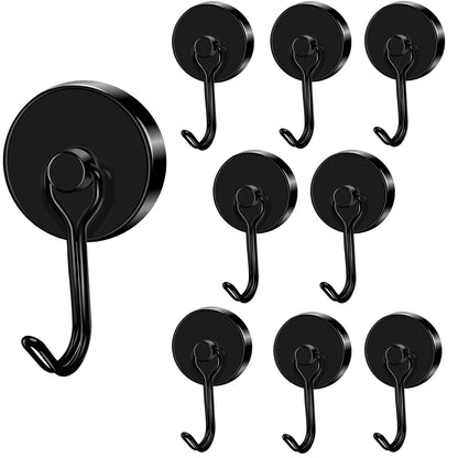 LOVIMAG Magnetic Hooks Magnet Hook for Cruise Cabins Fridge 30LBS 6Pack