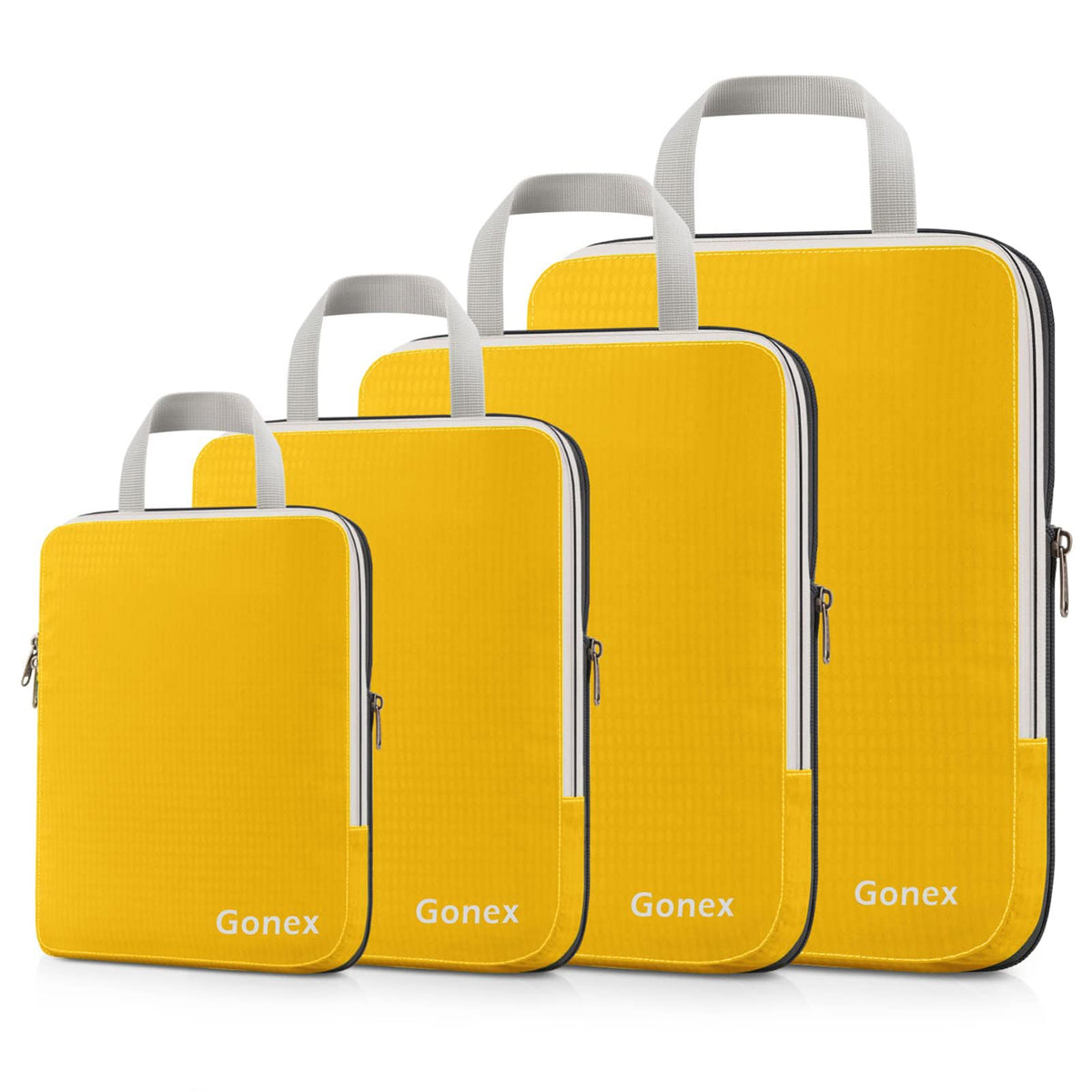 Gonex 10-Piece Compression Packing Cubes with Travel Organizer Set