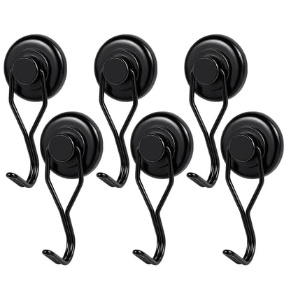 LOVIMAG Magnetic Hooks Magnet Hook for Cruise Cabins Fridge 30LBS 6Pack