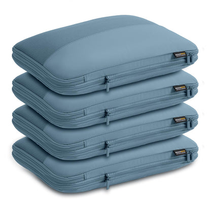 4 Piece Compression Packing Cubes for 3–7 Day Travel, Light Green