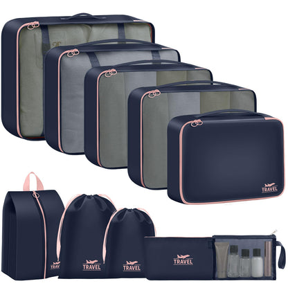 Packing Cubes for Travel 10 Set Luggage Organizer Bags
