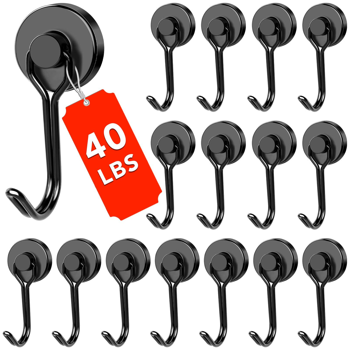 DIYMAG Magnetic Hooks,120LBS Heavy Duty 8 Pack 2026 Cruise Ship Essentials