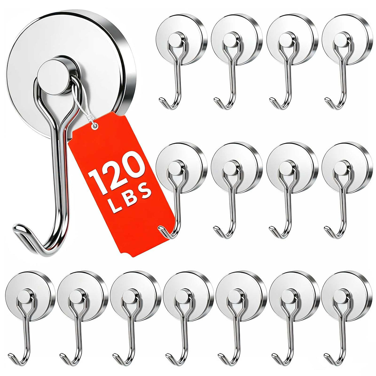 DIYMAG Magnetic Hooks,120LBS Heavy Duty 8 Pack 2026 Cruise Ship Essentials