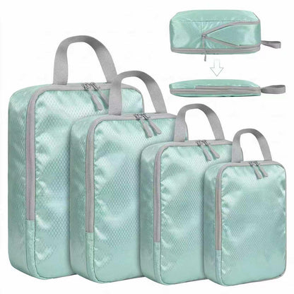 LANSKLBD 6/8 Set Packing Cubes for Suitcases Travel Luggage Packing Organizers,Travel Accessories Essentials Luggage Organizer with Shoe/Tioletry/Laundry Bag (Grey, 8 set)