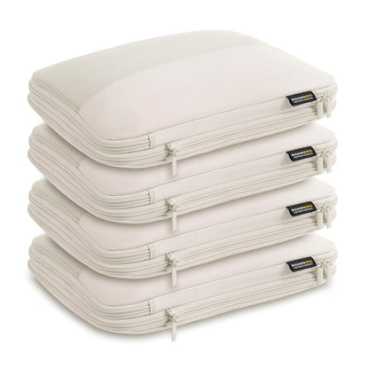 4 Piece Compression Packing Cubes for 3–7 Day Travel, Light Green