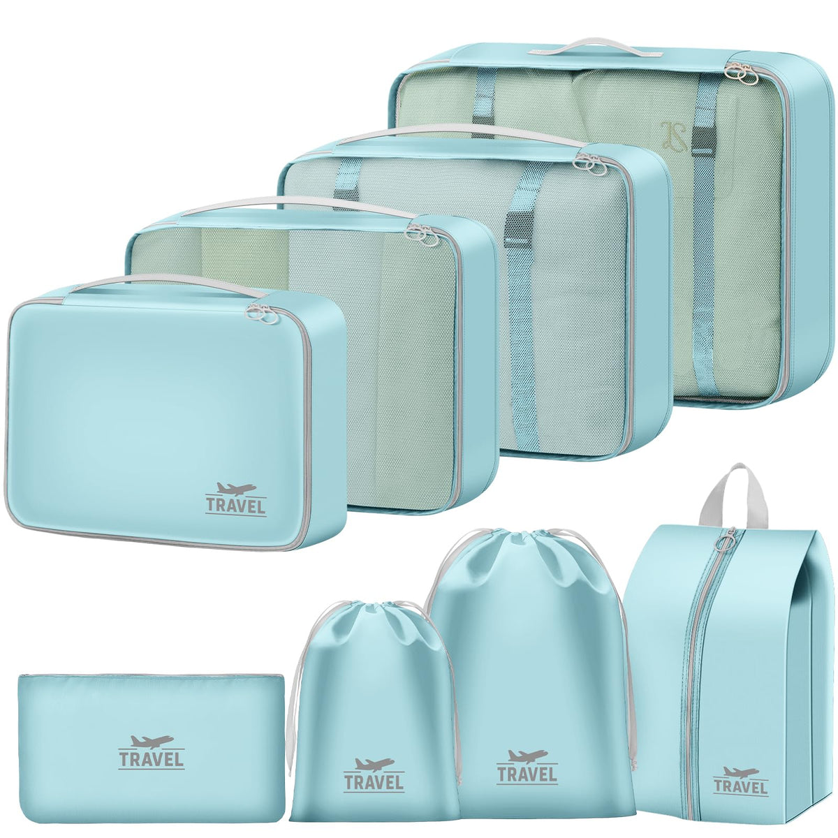 Packing Cubes for Travel 10 Set Luggage Organizer Bags