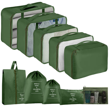 Packing Cubes for Travel 10 Set Luggage Organizer Bags