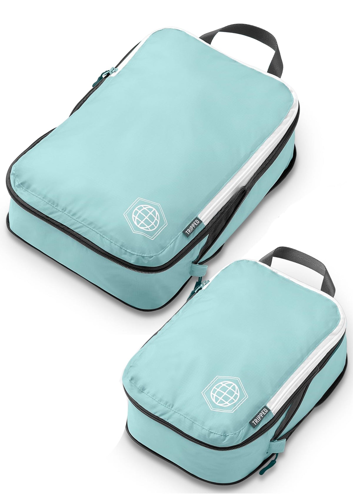 TRIPPED Travel Gear Compression Packing Cubes for Carry-On Travel 6-Pack