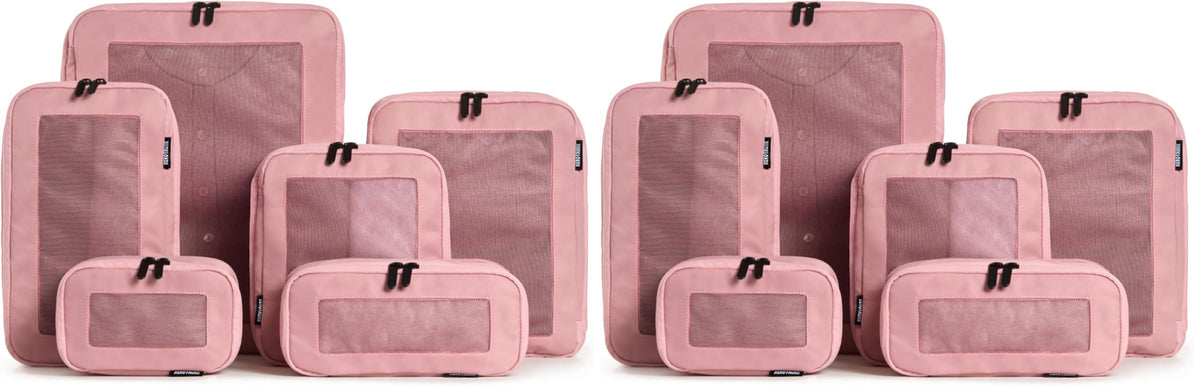 Aerotrunk Compression Packing Cubes for Travel, 6-Pack, Beige