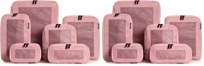 Aerotrunk Compression Packing Cubes for Travel, 6-Pack, Beige