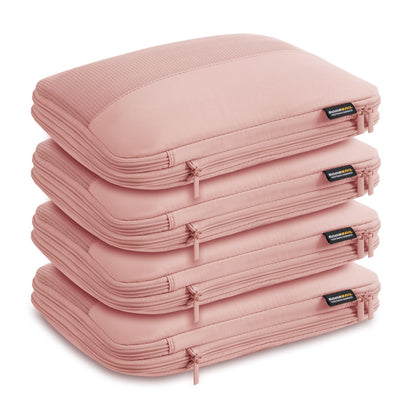 4 Piece Compression Packing Cubes for 3–7 Day Travel, Light Green
