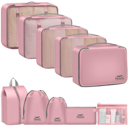 Packing Cubes for Travel 10 Set Luggage Organizer Bags