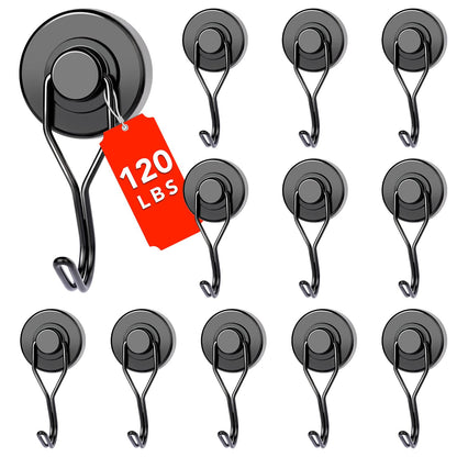 DIYMAG Magnetic Hooks,120LBS Heavy Duty 8 Pack 2026 Cruise Ship Essentials