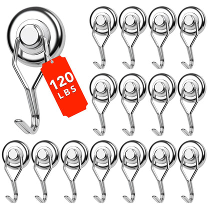 DIYMAG Magnetic Hooks,120LBS Heavy Duty 8 Pack 2026 Cruise Ship Essentials