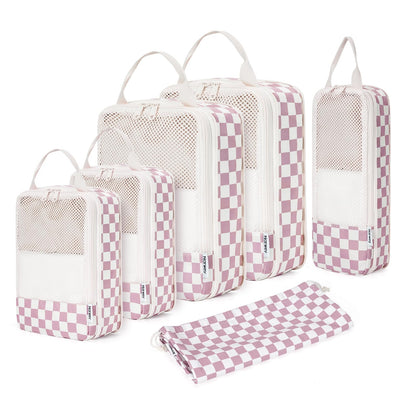 Narwey Compression Packing Cubes for Women Kids, Travel Organizer Bags