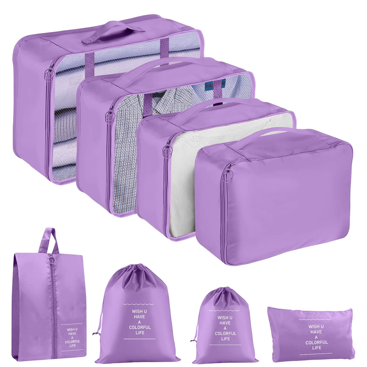 Packing Cubes for Travel 10 Set Luggage Organizer Bags